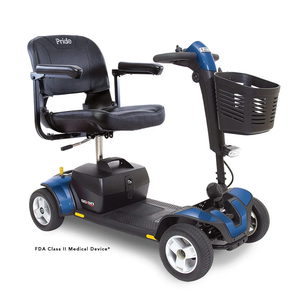 Blue Pride Go-Go Sport S74 four-wheel travel mobility scooter