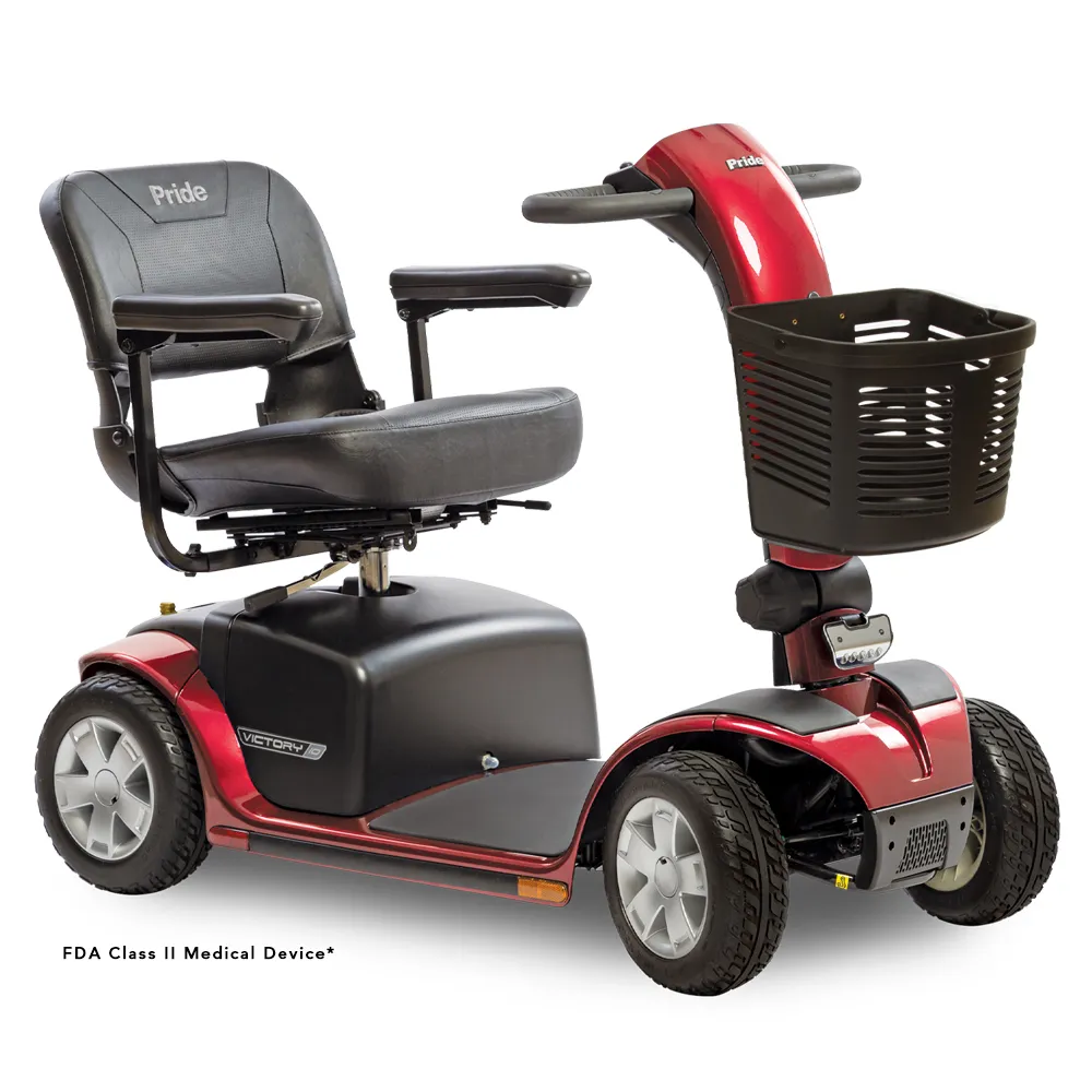 Red Pride Victory 10 SC710 four-wheel mobility scooter